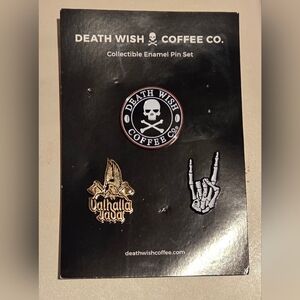 Enamel Pin Trio - Black and Gold